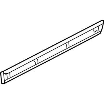 2008 Jeep Grand Cherokee Door Moldings - 55156846AC