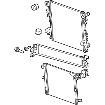 Jeep 68272749AF Radiator Assembly