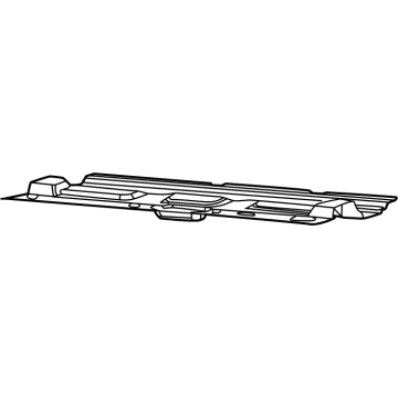 Mopar 68419748AA Lower Deflector, Front