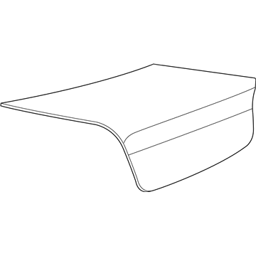 Mopar 68265451AG Trunk Lid, Rear
