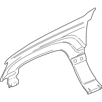 Mopar 55135901AC Fender, Front Driver Side