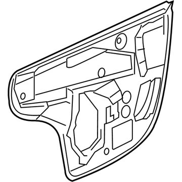 Mopar 5065163AH Water Shield, Front Driver Side