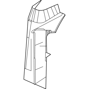 Mopar 68466578AA Filler Plate, Rear Passenger Side