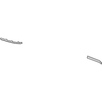 Mopar 5113731AB Trim Molding, Rear Driver Side
