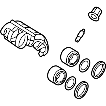 Ram Brake Caliper - 68453093AB