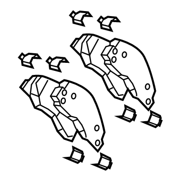 Ram 68461656AC Brake Pads