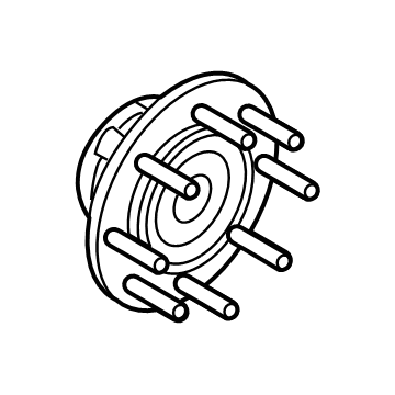 Ram 68292887AA Hub & Bearing