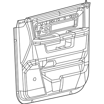 Ram 6SM481X7AB Door Trim Panel