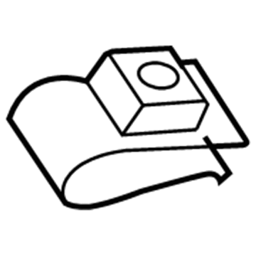 Mopar 5098844AB Grille Retainer