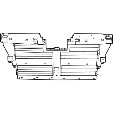 Mopar 68508765AA Radiator Shutter Assembly, Front Upper