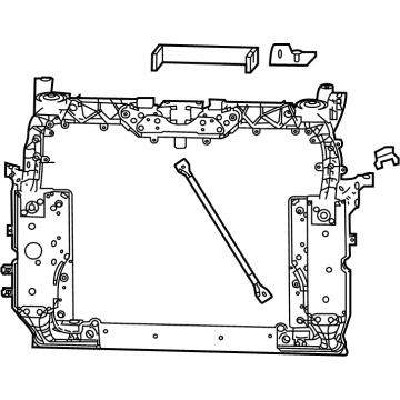 Jeep Radiator Support - 68377400AD
