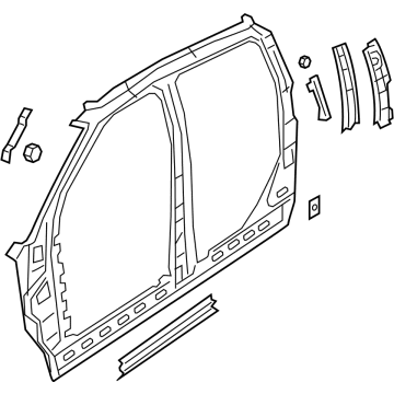 Ram 68605184AA Inner Aperture Panel
