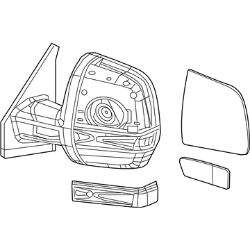 2020 Ram ProMaster City Car Mirror - 6ER63LXHAA