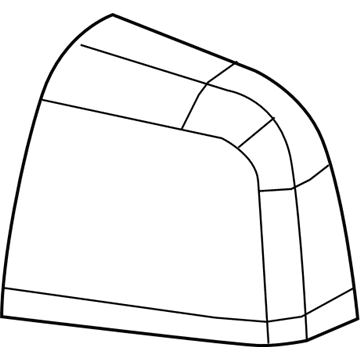 Mopar 6TG39TZZAA Mirror Cover, Front Passenger Side