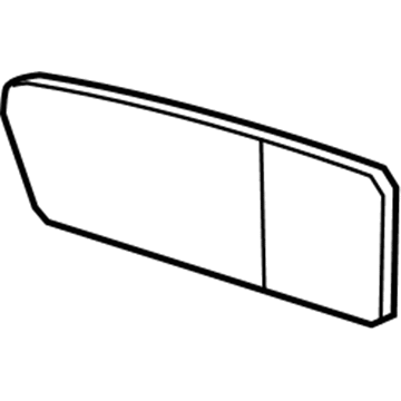 Mopar 68280566AA Mirror Glass, Front Passenger Side