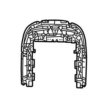 Mopar 68542097AA Trim Bezel, Front