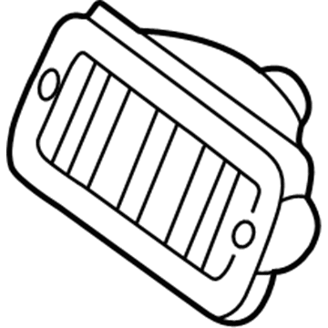 Mopar 55157032AA Parking/Turn Lamp, Front Passenger Side
