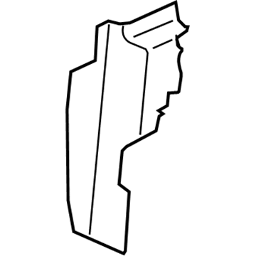 Mopar 55037944AC Side Seal, Passenger Side