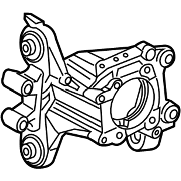 Mopar 68200070AD Knuckle, Rear Passenger Side