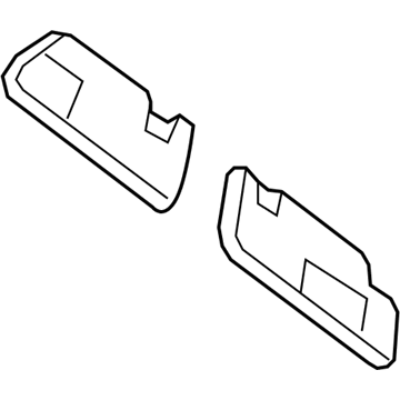 2005 Dodge Caravan Sun Visor - YX61BD1AA