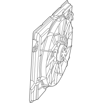 Jeep Engine Cooling Fan - 68377856AE
