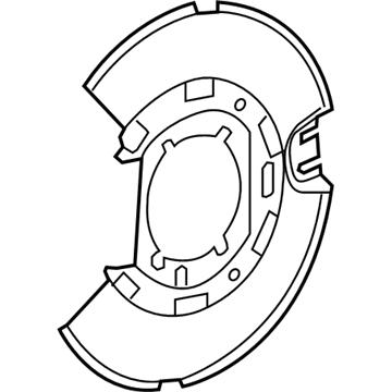 Chrysler 5137620AA Splash Shield