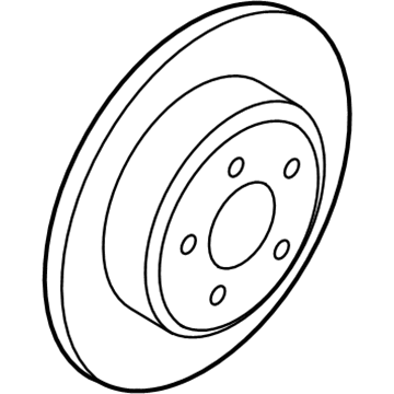 2022 Dodge Challenger Brake Disc - 4755539AA