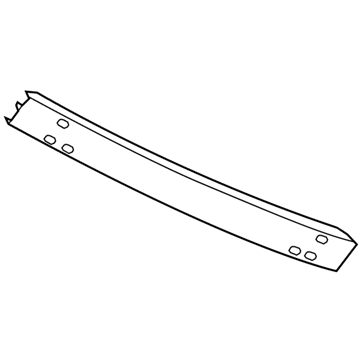 Mopar 68207359AB Impact Bar, Rear