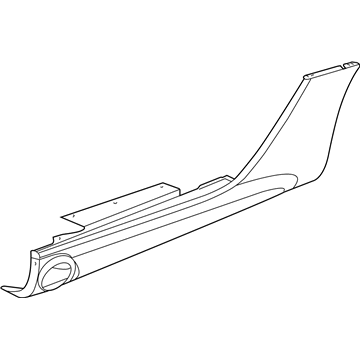 Mopar 5086369AD Rocker Panel, Driver Side