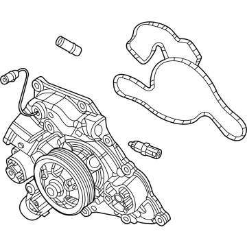 Dodge 68346915AA Water Pump Assembly