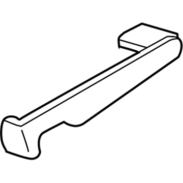 Mopar 5DZ26RC3AB Track Cover, Gray, Passenger Side