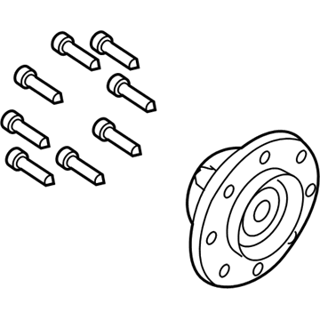 Ram 3500 Wheel Hub - 68292887AA