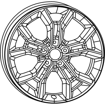 Jeep 4755434AA Wheel, Alloy