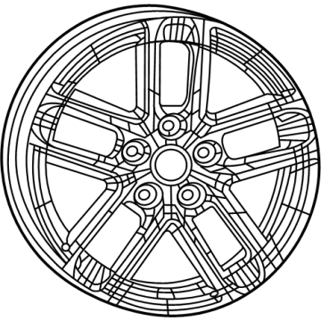 Jeep 4726885AA Wheel, Alloy