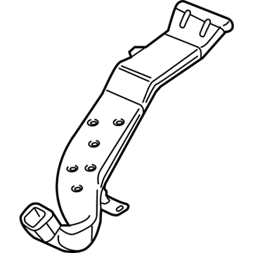 Chrysler 68227714AF Rear Duct
