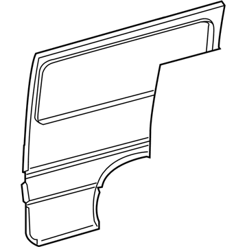 Mopar 5121965AA Rear Outer Panel, Passenger Side
