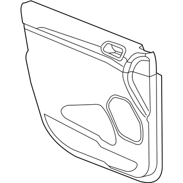 Dodge 7GY78LA8AA Door Trim Panel