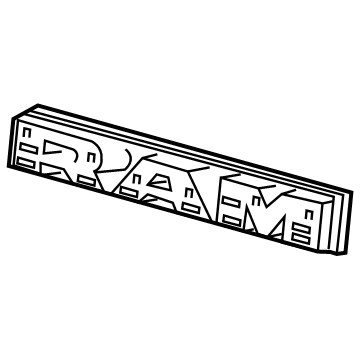 2020 Ram 1500 Emblem - 68341471AA
