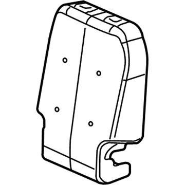 Chrysler 68224686AA Seat Back Pad