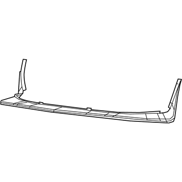 Mopar 68315879AB Air Deflector, Front Lower