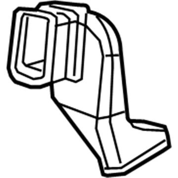 Mopar 68263306AA Floor Duct, Center Driver Side