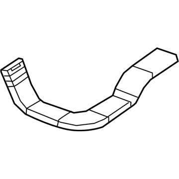 Mopar 68263153AA Floor Duct, Lower Driver Side