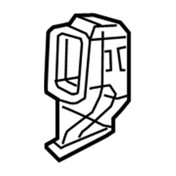 Mopar 68263151AA Floor Duct, Center Passenger Side
