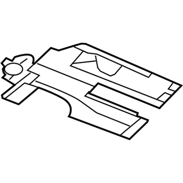 Mopar 5116048AD Shield, Passenger Side