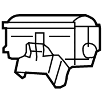 Mopar 5057495AC Passenger Air Bag, Upper Passenger Side