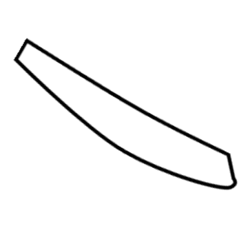 Mopar 4857781AA Side Molding, Rear Driver Side