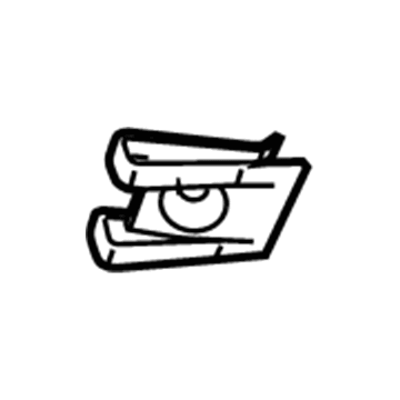 Mopar 4857753AA Bumper Cover Retainer, Rear