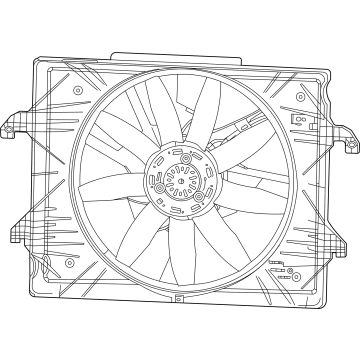 Jeep 68275634AD Fan Assembly
