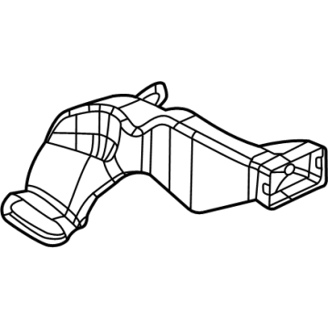 Dodge 55038067AC Floor Duct