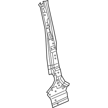 Mopar 68302790AG Inner Center Pillar